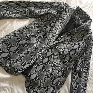 Snakeskin Blazer